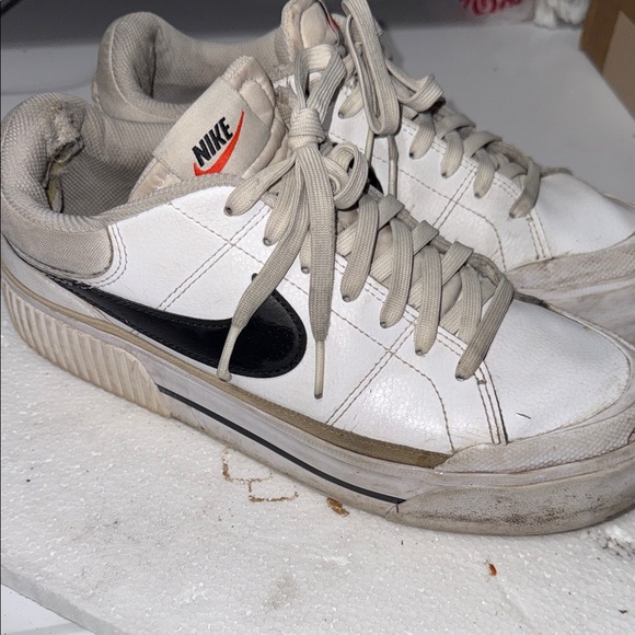 Nike Shoes - Nike Men's White and Black Casual Sneakers